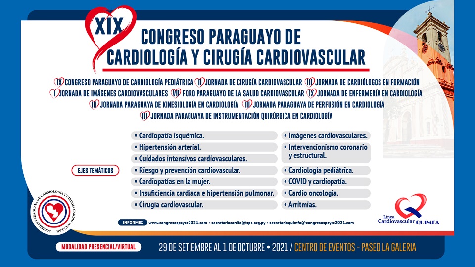 XIX Congreso de la Sociedad Paraguaya de Cardiología y Cirugía Cardiovascular