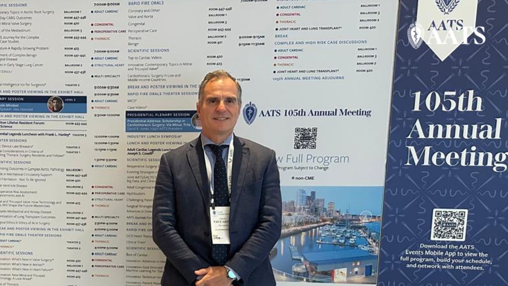 Participación del Dr. Guillermo N. Vaccarino en el 105° Congreso de la AATS – Seattle 2025